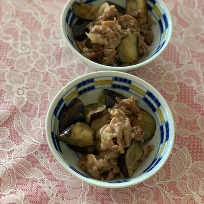 豚肉✕茄子相性抜群で味付けも凄く良かったです♡